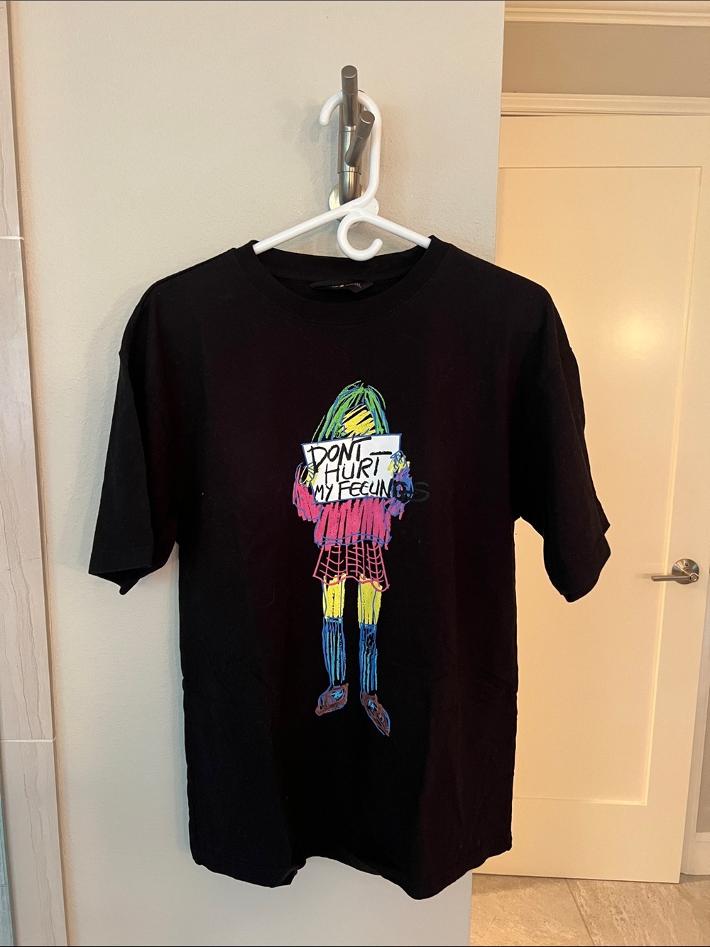 Feelings T shirt Teddy Fresh small